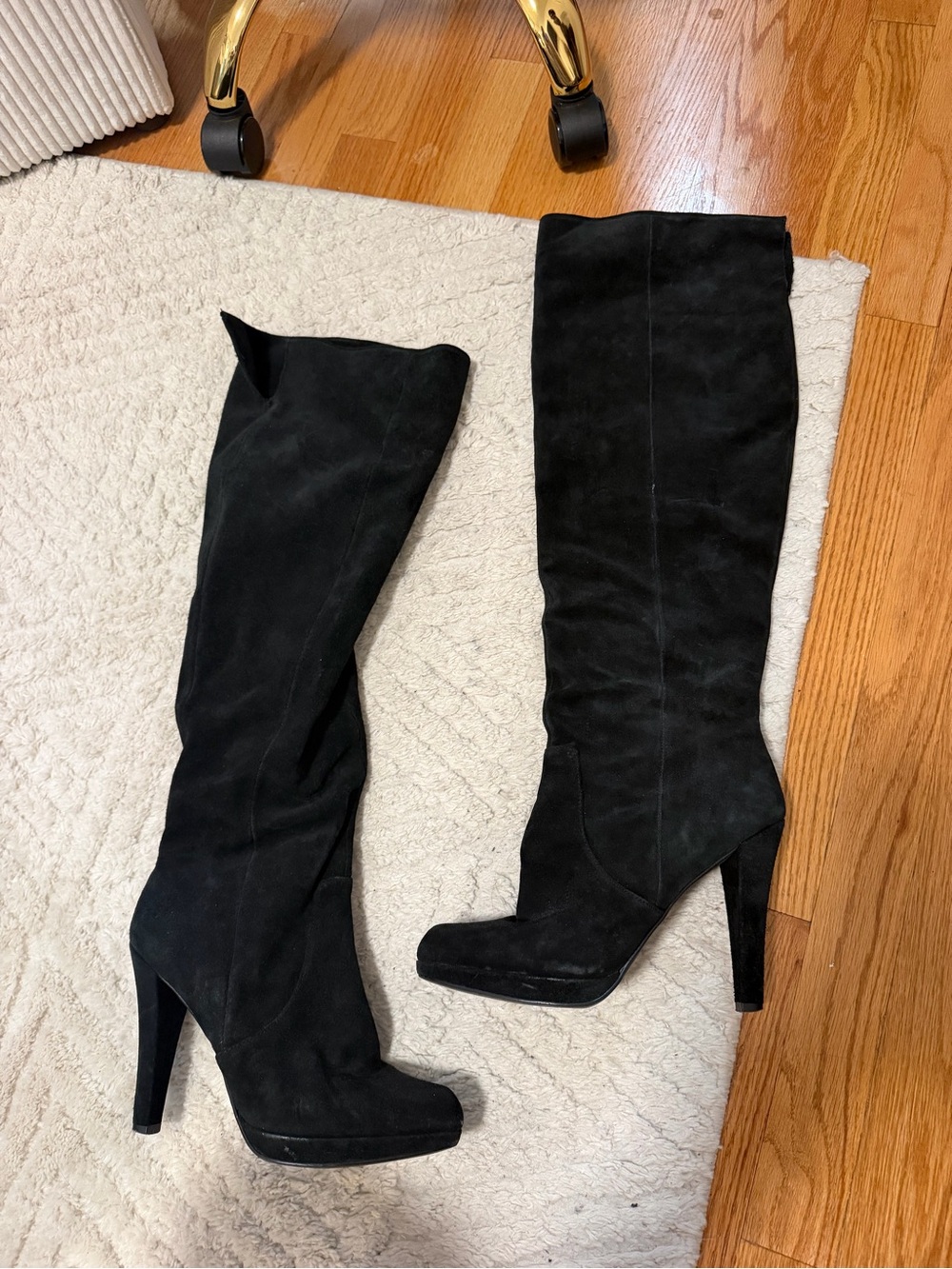 Michael Kors Over the Knee Suede High Heel Boots